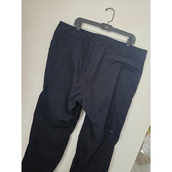 5.11 Tactical Taclite Pro Pants Mens Size 20 Dark Navy Ripstop Cargo Performance - Picture 9 of 10